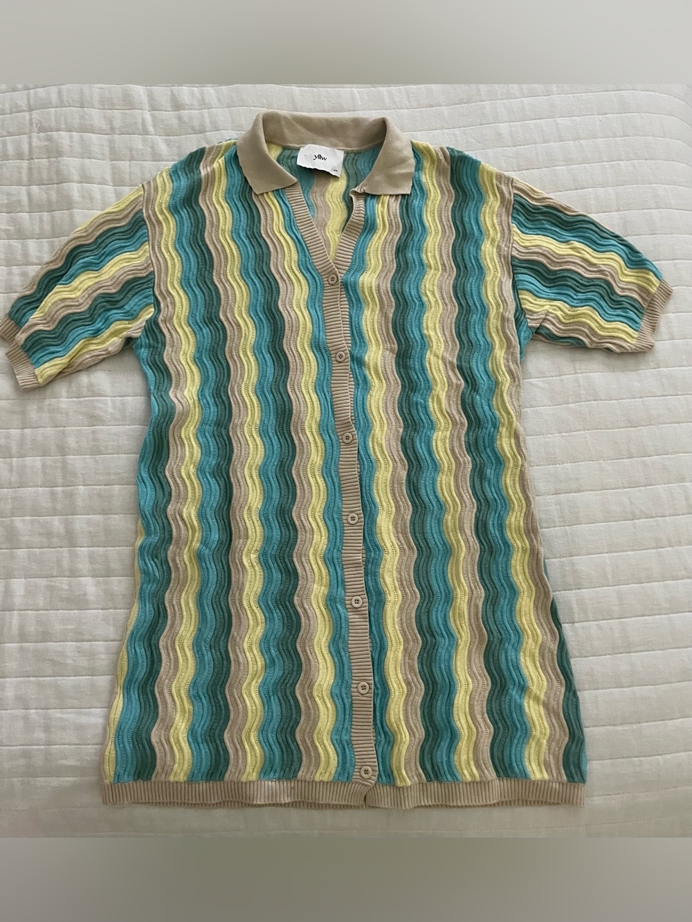 YLLW Short Sleeve Knit Shirt/Dress